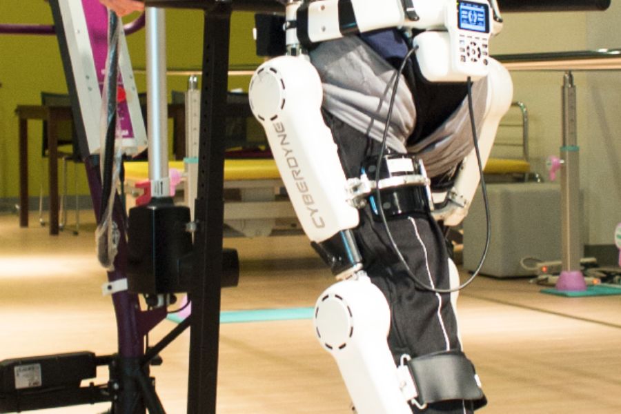 Cyberdyne HAL Treats Athletes for their disability